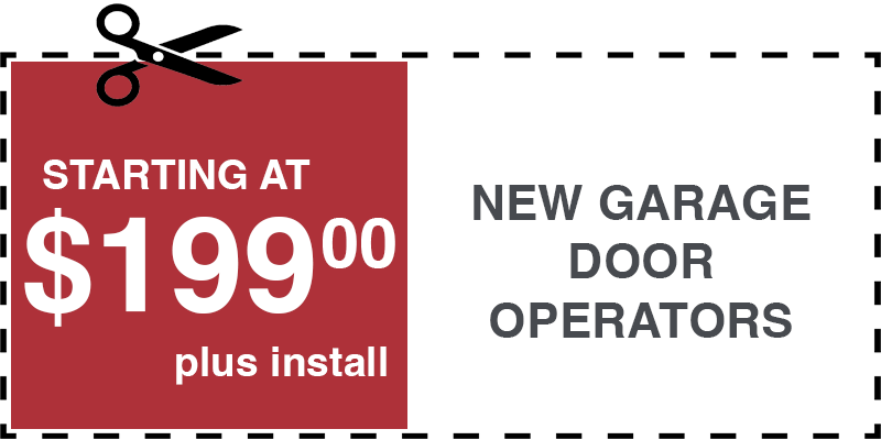 199 new garage door operators Manhasset