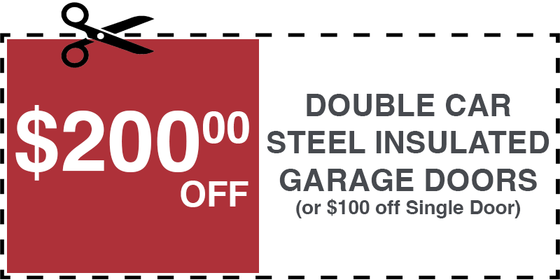 200 off garage door repair Manhasset