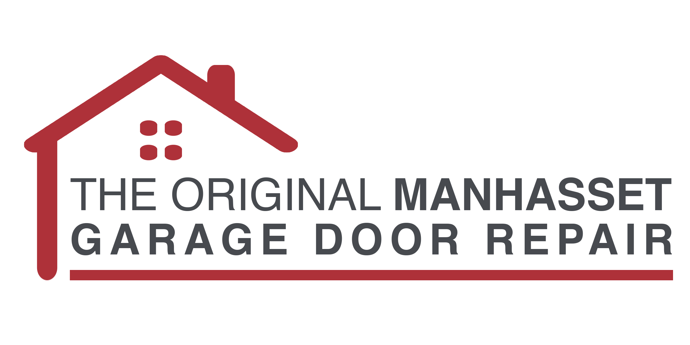 the original garage door repair Manhasset logo